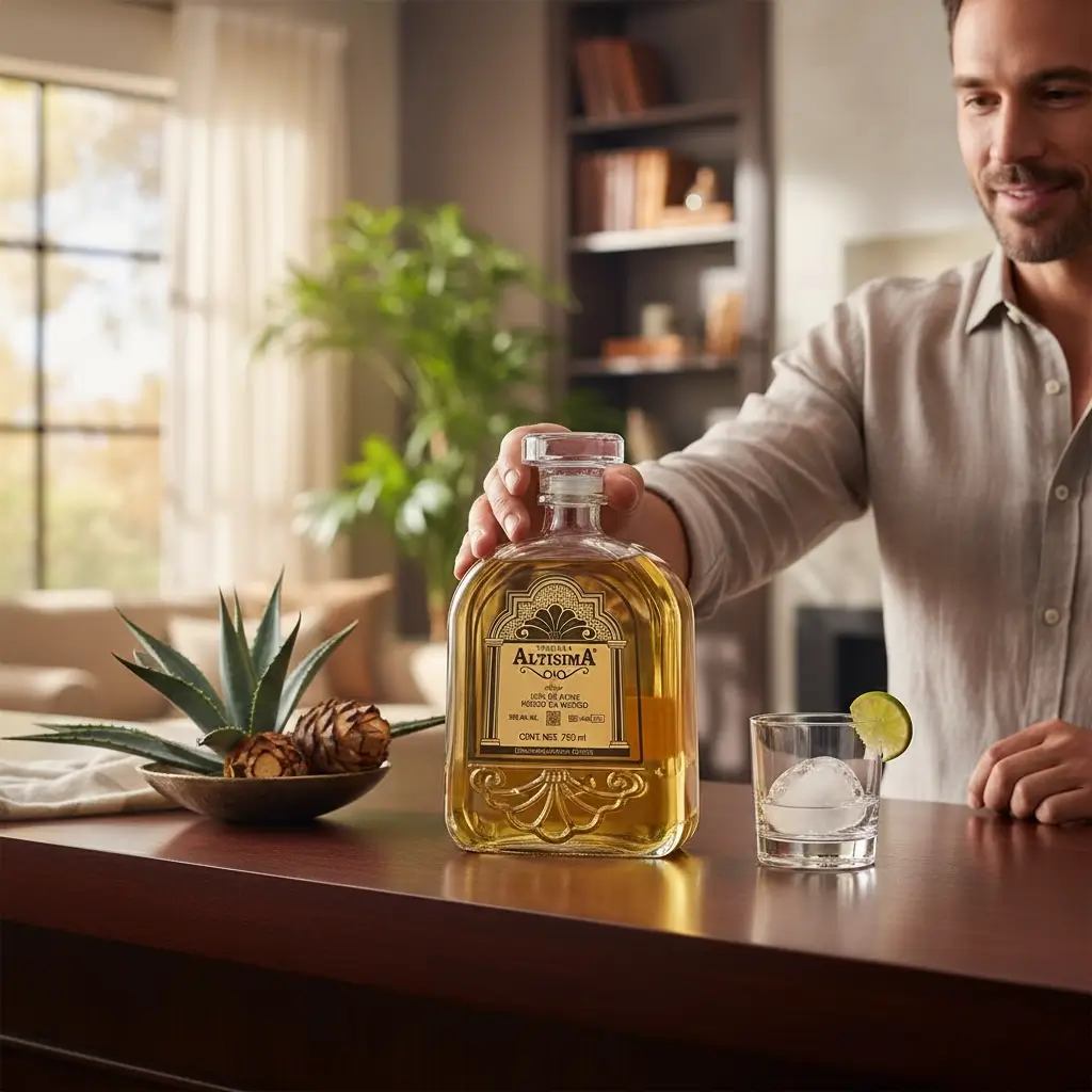 tequila añejo 100% agave